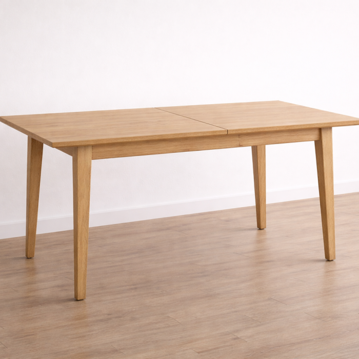 Space saving extendable dining table with lift mechanism closed modern compact furniture